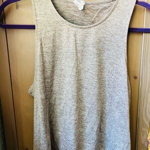 Gray Sleeveless Women's Top